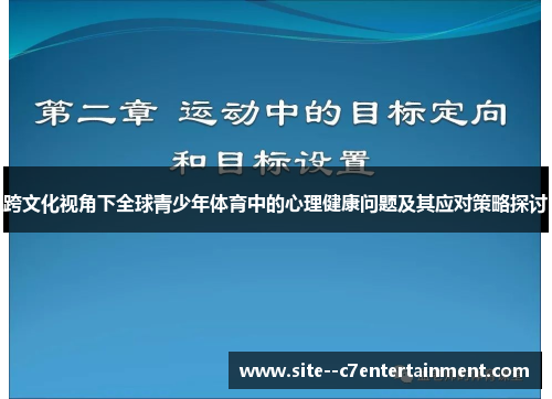 跨文化视角下全球青少年体育中的心理健康问题及其应对策略探讨 跨文化视角下全球青少年体育中的心理健康问题及其应对策略探讨